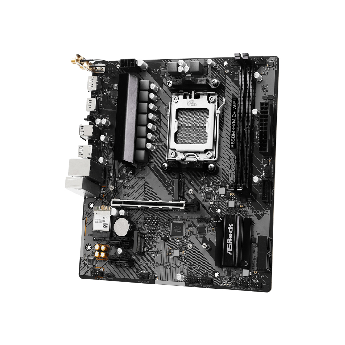 Материнская плата ASRock B650M-H/M.2+ WIFI AM5 B650 DDR5 Micro ATX