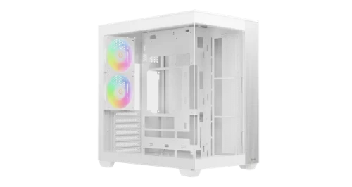 Корпус Ocypus Delta C74 WH ARGB, Midi Tower, белый, без БП
