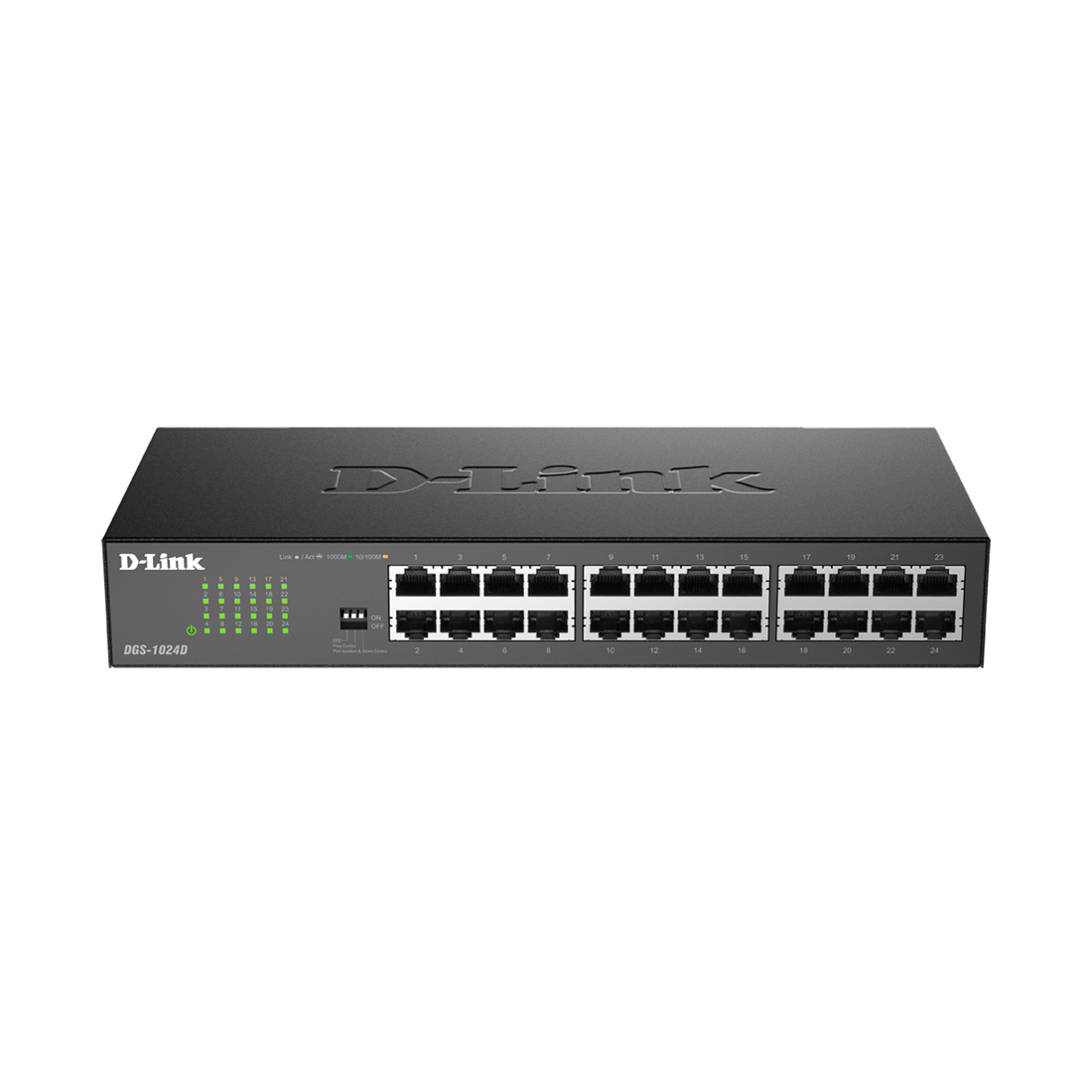 Коммутатор D-Link DGS-1024D/J1A, 24 порта 1 Гбит/с, неуправляемый – купить недорого с доставкой по Алматы и Казахстану
