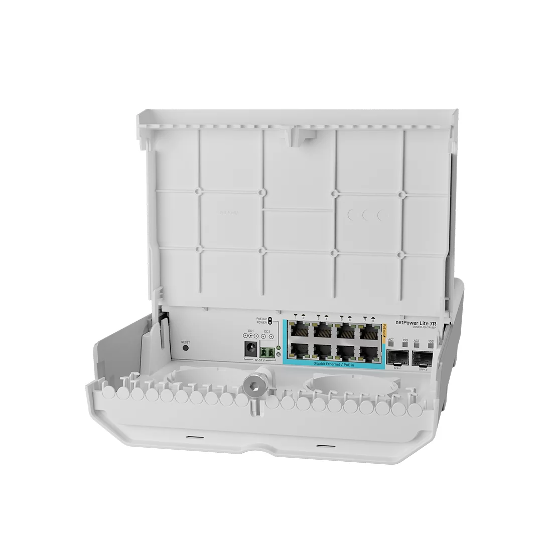 Коммутатор MikroTik CSS610-1Gi-7R-2S+OUT, 8 портов 1 Гбит/с, 2×SFP, PoE – купить недорого с доставкой по Алматы и Казахстану
