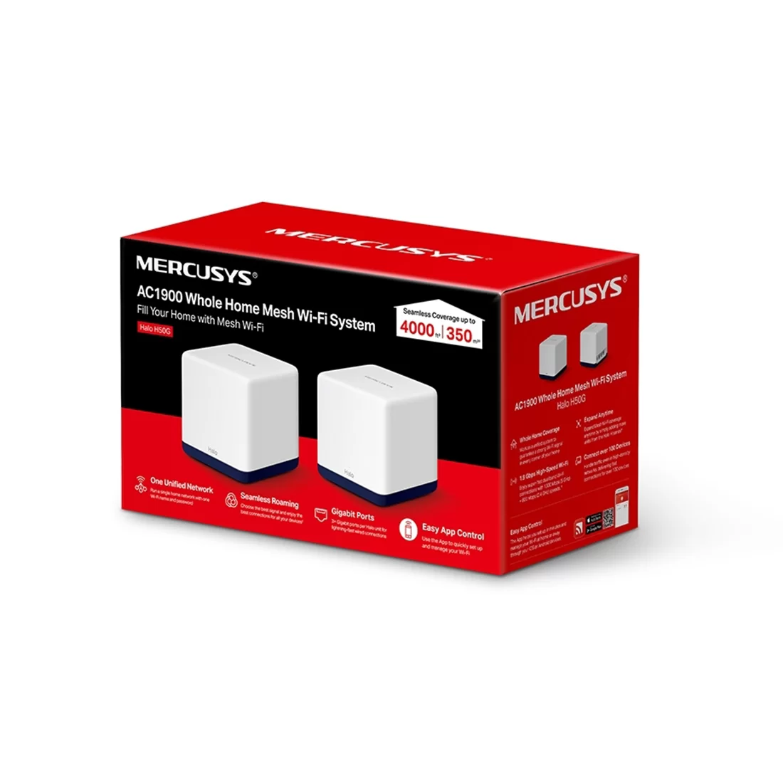 Маршрутизатор Mercusys Halo H50G(2-pack) – купить недорого с доставкой по Алматы и Казахстану фото 3
