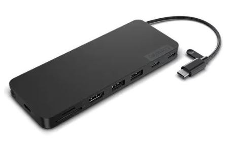 Док-станция Lenovo USB-C Slim Travel Dock, подключение USB-C, HDMI, картридер SD/microSD — купить в Казахстане | neom.kz