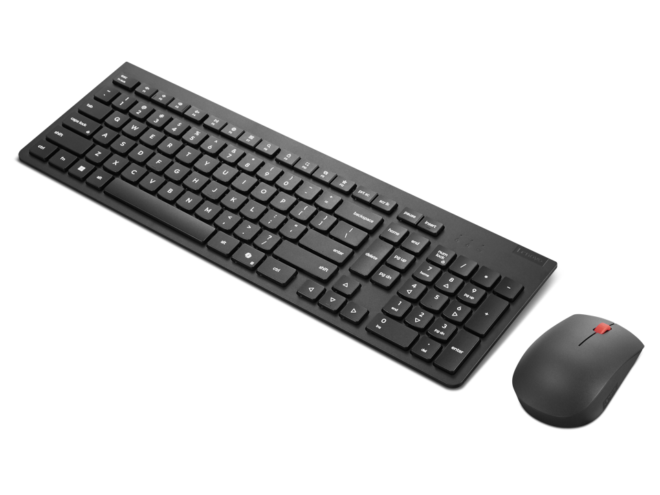 Комплект клавиатура + мышь беспроводной Lenovo Essential & Gen2 Russian, чёрный