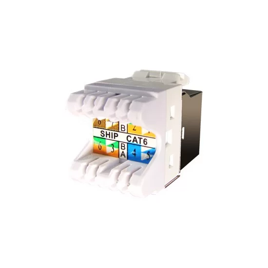 Модуль Keystone RJ-45 SHIP M257, кат.6, F/UTP, серый – купить недорого с доставкой по Алматы и Казахстану