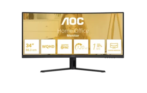 Монитор AOC CU34B3E/01 34" UWQHD VA 120Hz (CU34B3E/01) — купить в Казахстане | neom.kz