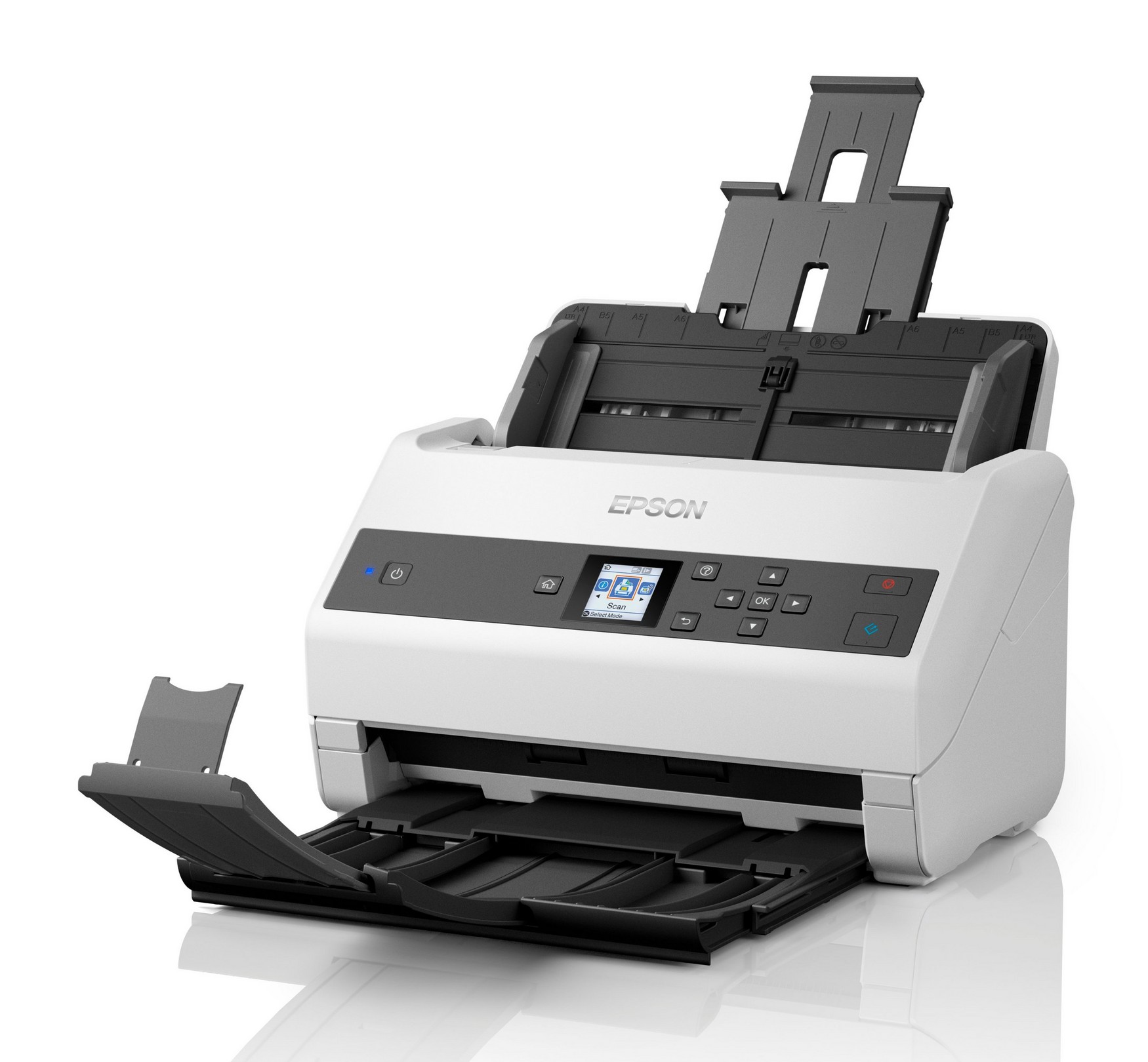 Сканер Epson WorkForce DS-970, протяжный, A4, 85 стр/мин (B11B251401) сканер