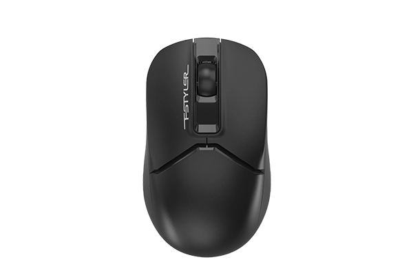 Мышь беспроводная A4Tech Fstyler FB12S, 3 кнопки, 1200 dpi, чёрная