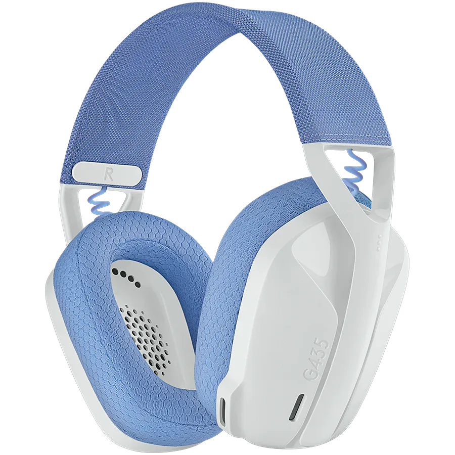 LOGITECH G435 LIGHTSPEED Wireless Gaming Headset - WHITE – купить недорого с доставкой по Алматы и Казахстану