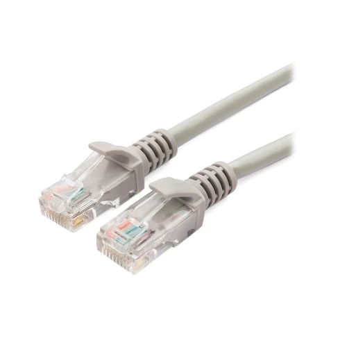 Патч-корд Cablexpert PP12-3M, U/UTP кат.5e, 3 м, серый — купить в Казахстане | neom.kz