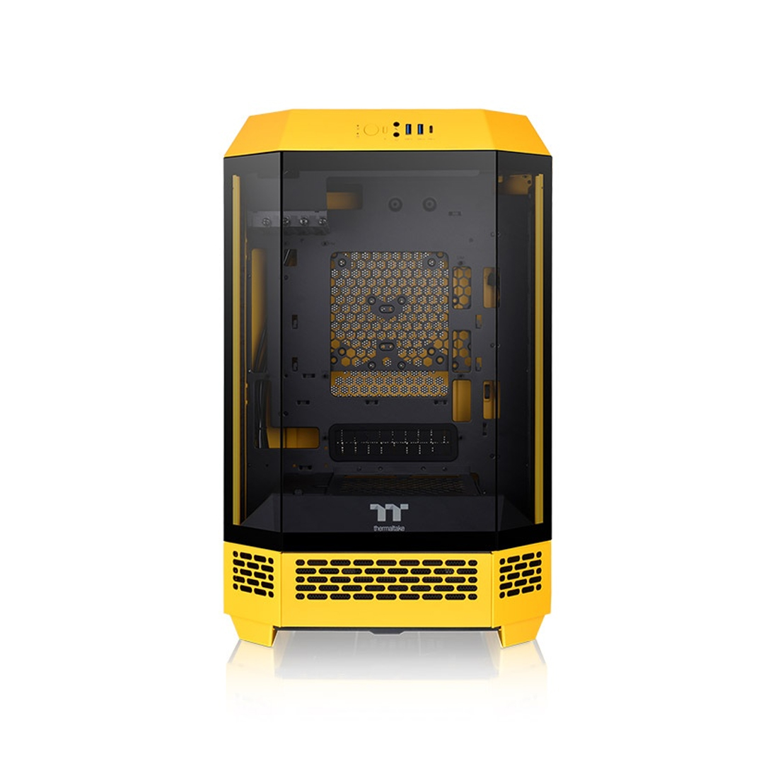 Корпус Thermaltake The Tower 300 Bumblebee, Mini Tower, желтый, без БП