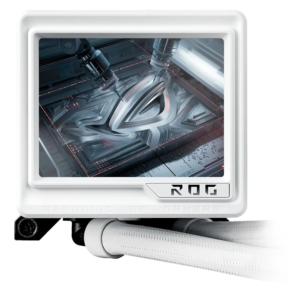 Система водяного охлаждения Asus ROG Ryujin III 360 ARGB Extreme White Edition 360 мм – купить недорого с доставкой по Алматы и Казахстану фото 4