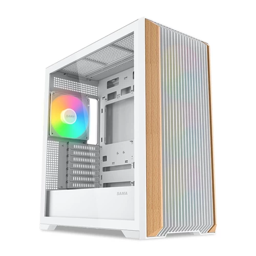 Корпус SAMA Z60, Midi Tower, белый, без БП