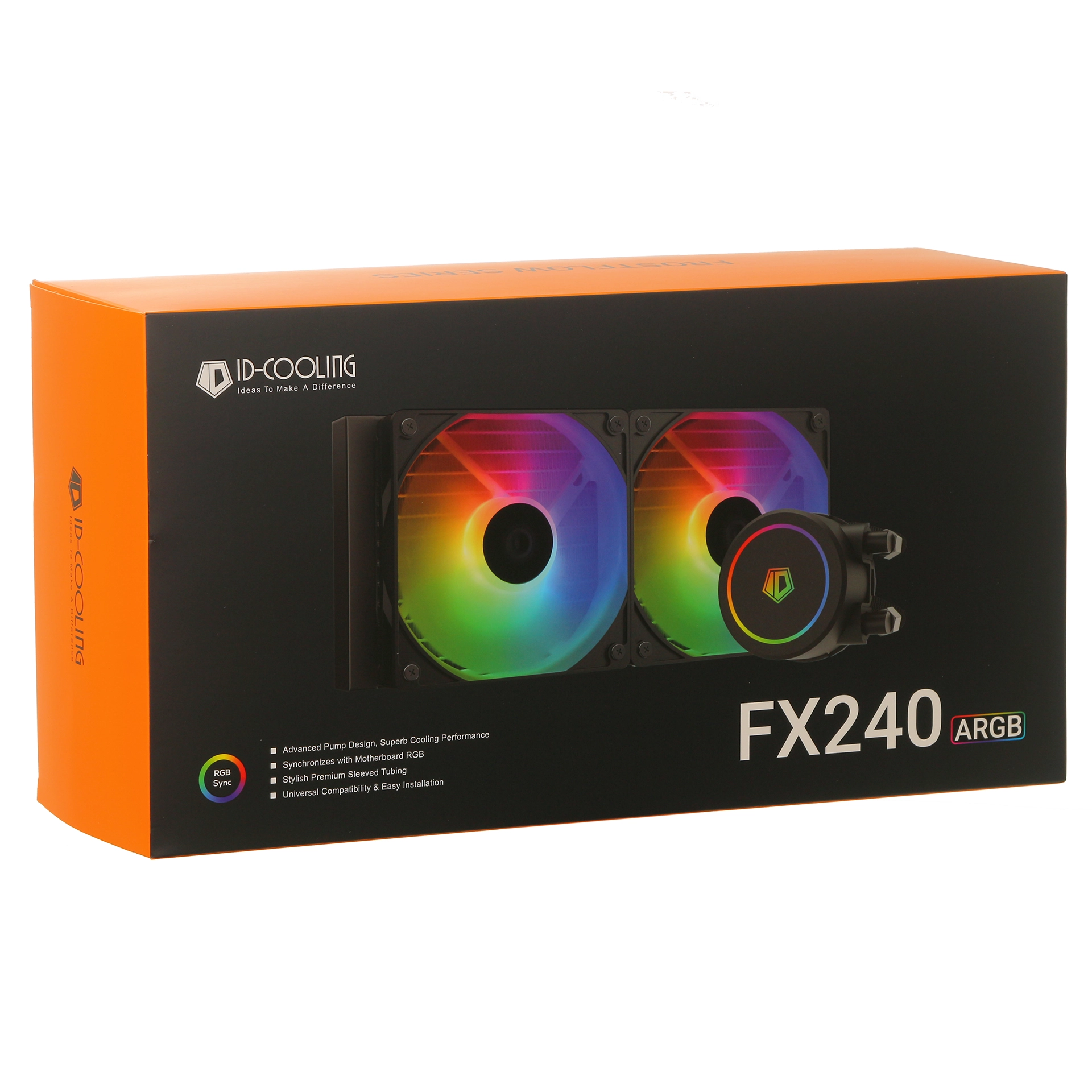 Система водяного охлаждения ID-Cooling FX240 ARGB 240 мм – купить недорого с доставкой по Алматы и Казахстану фото 5