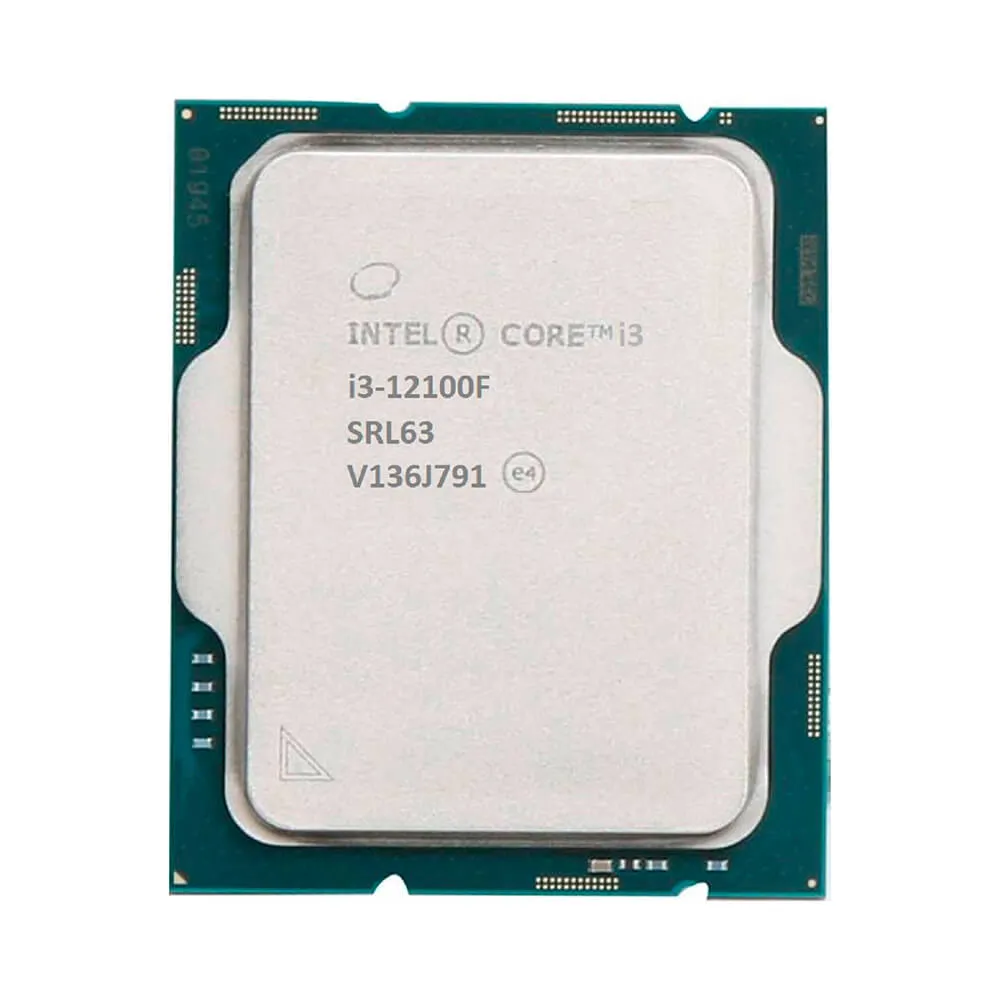 CPU Intel Core i3-12100F 3.3/4.3GHz (4.3GHz) 4/8 Alder Lake 58W FCLGA1700 OEM – купить недорого с доставкой по Алматы и Казахстану