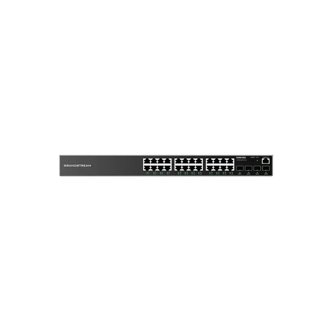 Коммутатор Grandstream GWN7803, 24 порта 1 Гбит/с, 4×SFP, управляемый L2+ – купить недорого с доставкой по Алматы и Казахстану