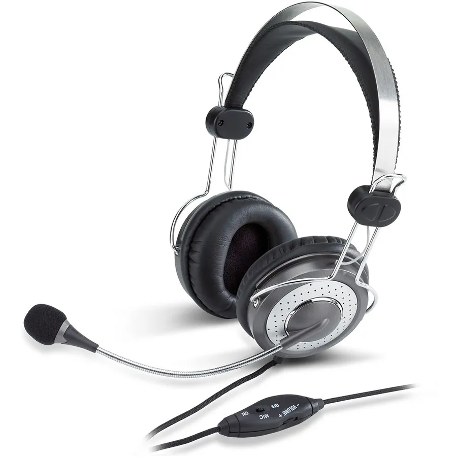 Гарнитура Genius HS-04SU, регулируемое складное оголовье, мягкие удобные амбушюры, выносной микрофон с… – купить недорого с доставкой по Алматы и Казахстану