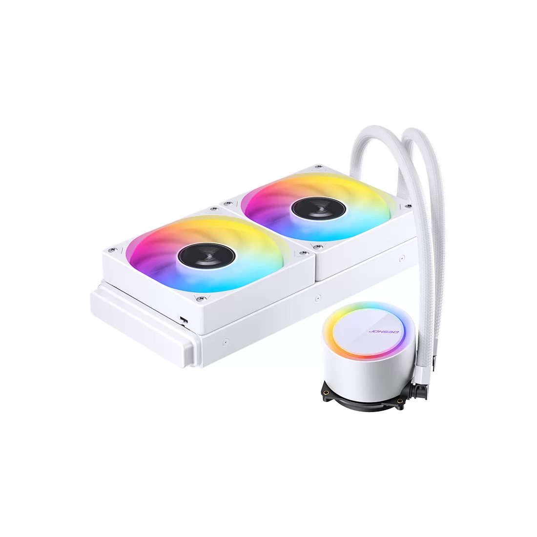 Кулер с водяным охлаждением Jonsbo TG-240 White – купить недорого с доставкой по Алматы и Казахстану фото 2