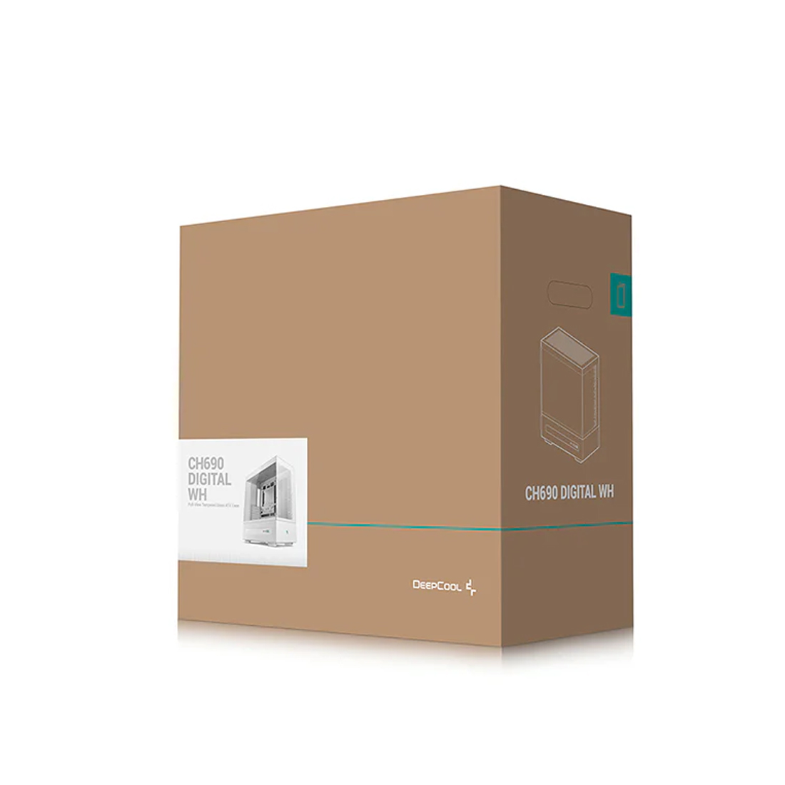 Компьютерный корпус Deepcool CH690 DIGITAL WH без Б/П