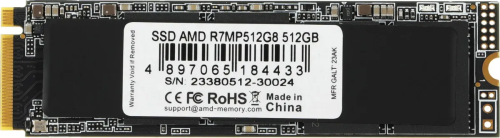 SSD накопитель 512 GB AMD Radeon R7, M.2, PCIe 4.0 (R7MP512G8)