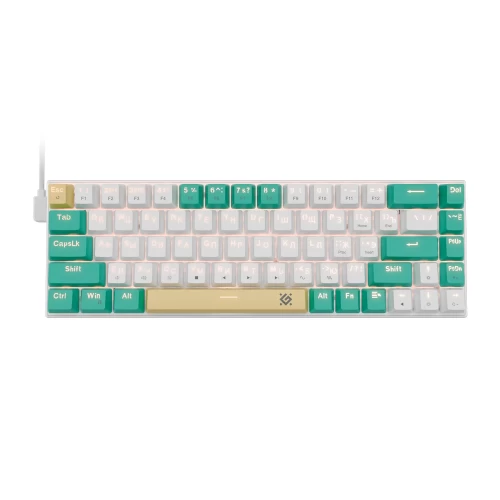 Клавиатура игровая механическая проводная Defender Vexx Pro GK-084 RU, белая — купить в Казахстане | neom.kz