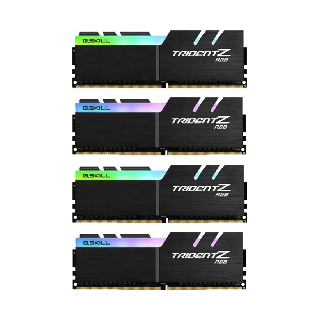 Комплект модулей памяти G.SKILL TridentZ RGB F4-3600C18Q-128GTZR DDR4 128GB (Kit 4x32GB) 3600MHz – купить недорого с доставкой по Алматы и Казахстану