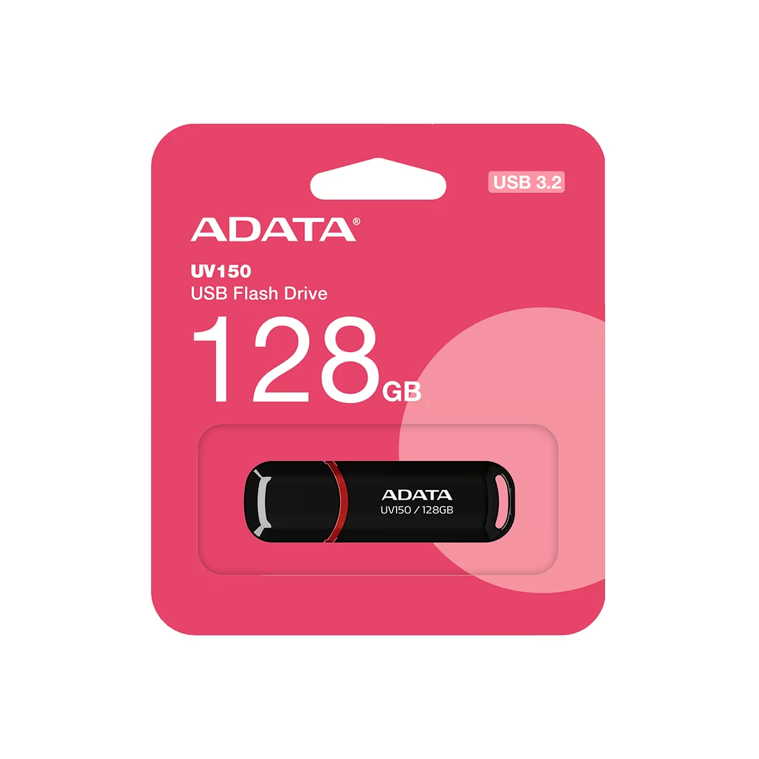 USB-накопитель ADATA AUV150-128G-RBK 128GB Черный – купить недорого с доставкой по Алматы и Казахстану фото 2