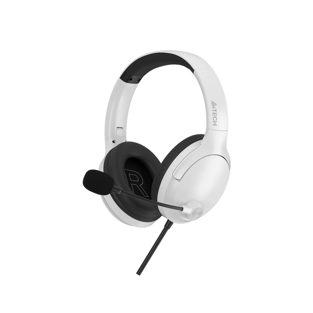 Гарнитура проводная A4Tech Fstyler FH280U, 40 мм, белая