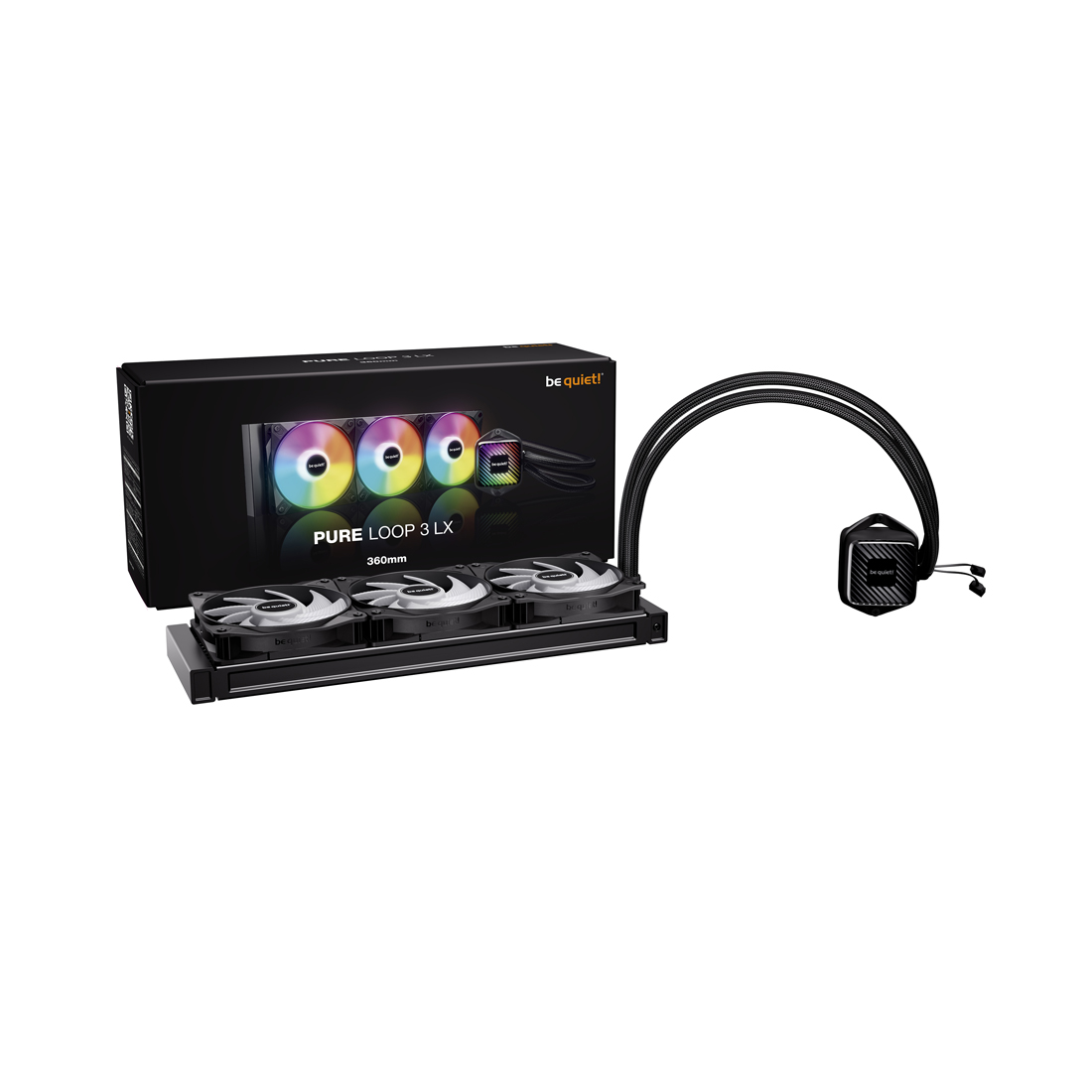 Система водяного охлаждения be quiet! PURE LOOP 3 LX 360 360 мм – купить недорого с доставкой по Алматы и Казахстану