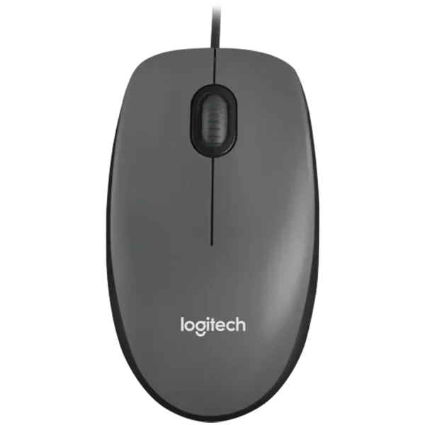 Мышь проводная Logitech M100, 3 кнопки, 1000 dpi, чёрная – купить недорого с доставкой по Алматы и Казахстану