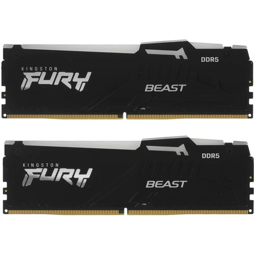 Оперативная память Kingston FURY Beast RGB 32GB (2x16GB) DDR5-6400 DIMM (KF564C32BBEAK2-32) — оперативная память RAM