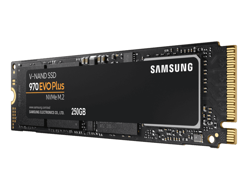 SSD накопитель 250 Gb Samsung 970 EVO Plus, M.2, PCIe 3.0