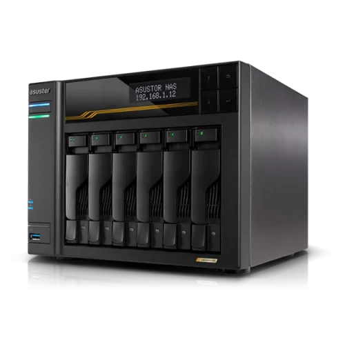 Сетевой накопитель ASUSTOR AS6806T 6-bay NAS server 16GB DDR5 AMD Ryzen V3C14 - 2x 10 GbE + 2x 5 GbE. — купить в Казахстане | neom.kz