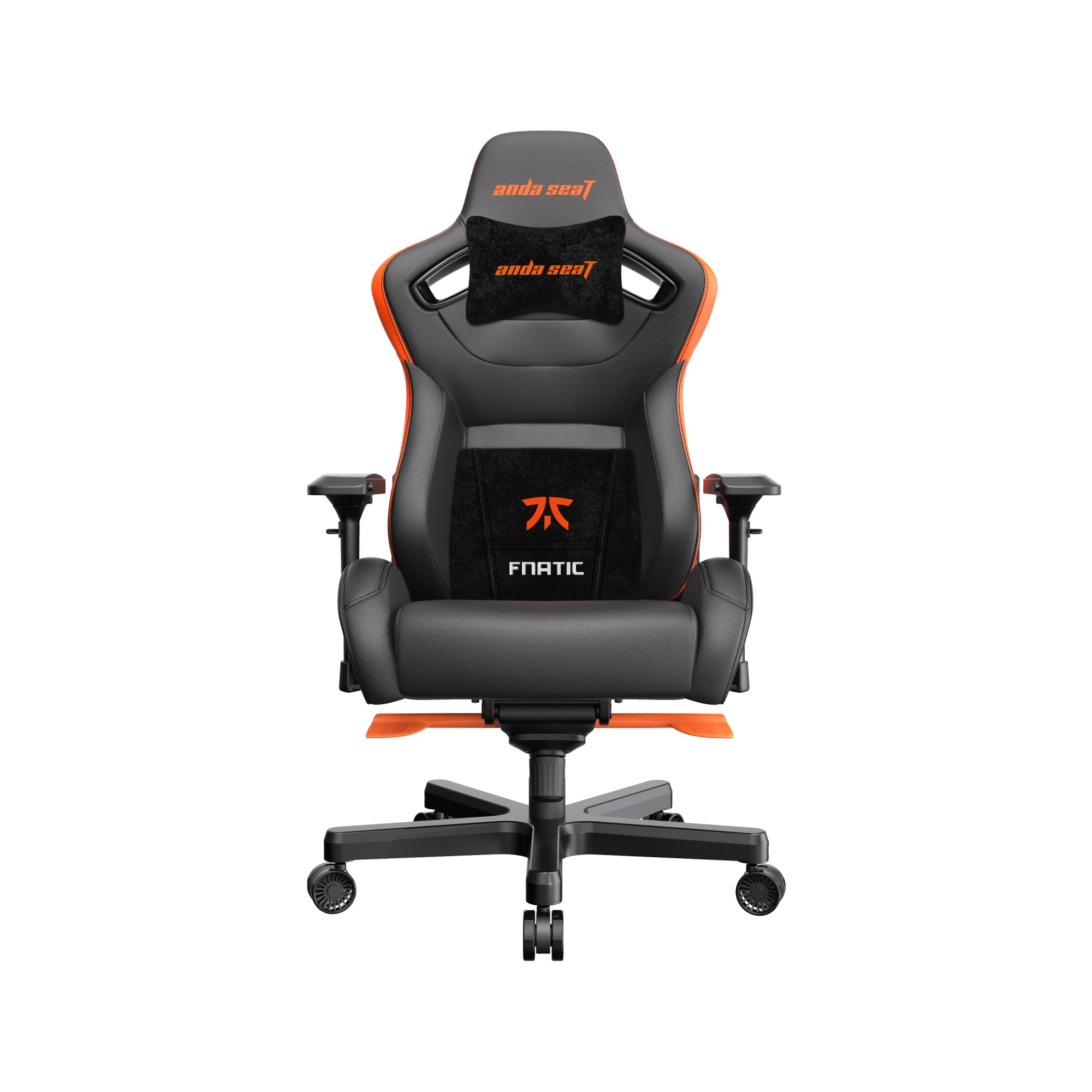 Игровое компьютерное кресло AndaSeat Fnatic Edition XL, чёрно-оранжевое (AD12XL-FNC-PV/F) — купить в Казахстане | neom.kz