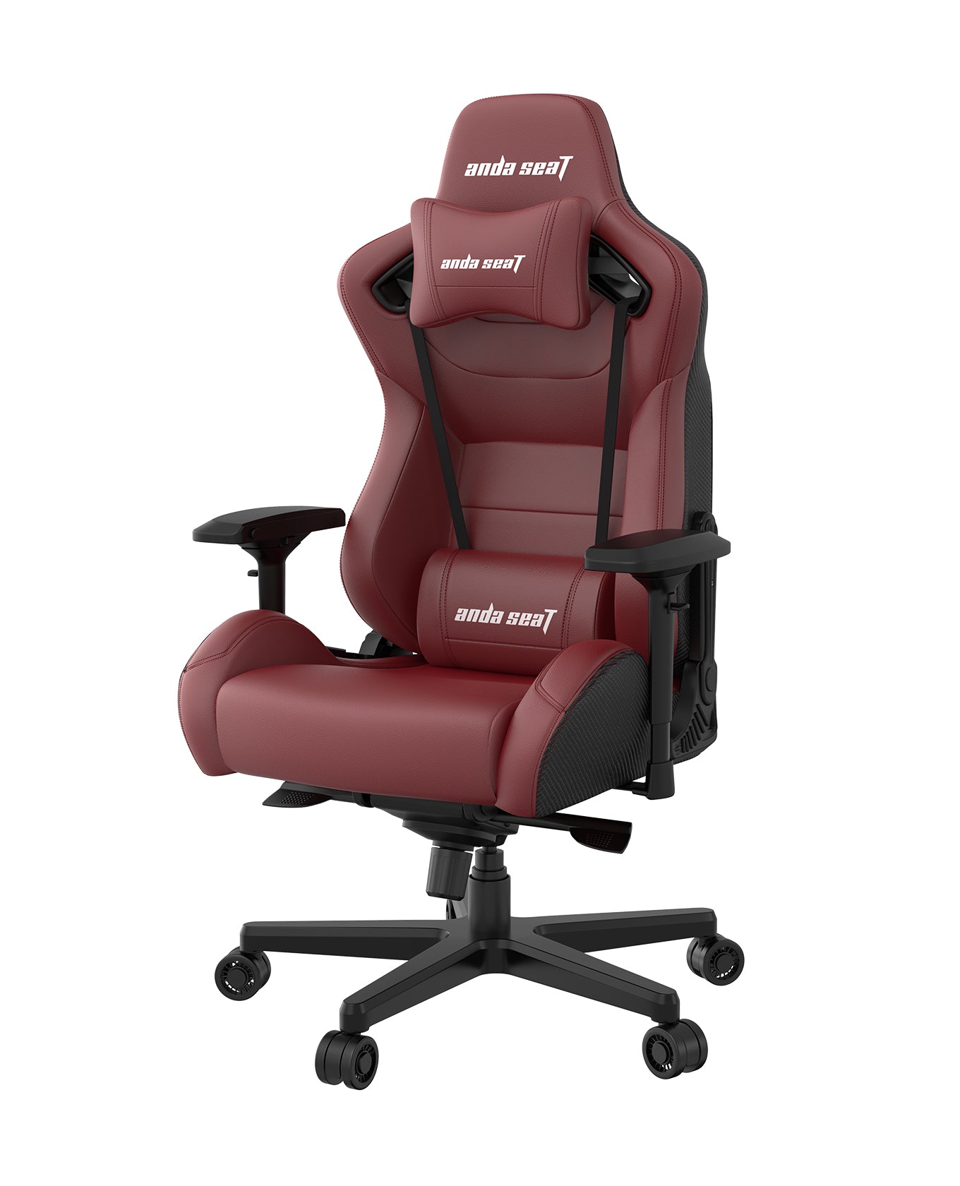 Игровое компьютерное кресло AndaSeat Kaiser 2 XL, экокожа, бордовое (AD12XL-02-AB-PV/C-A05) – купить недорого с доставкой по Алматы и Казахстану