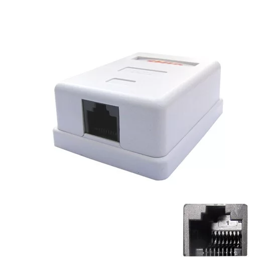 Розетка Настенная телекоммуникационная 1 Модуль SHIP A184-1 – купить недорого с доставкой по Алматы и Казахстану