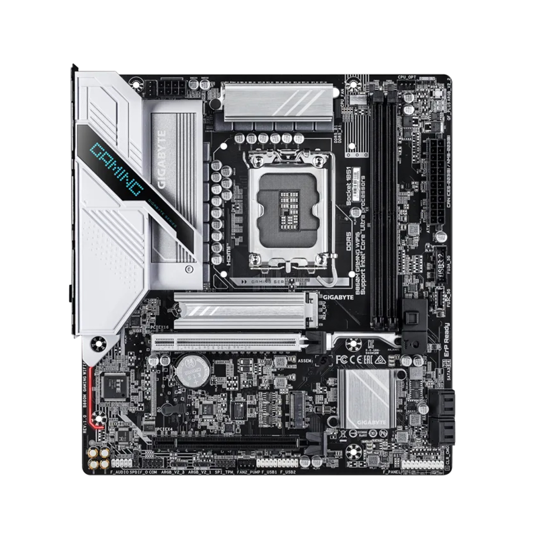 Материнская плата Gigabyte B860M GAMING WIFI6 LGA1851 B860 DDR5 Micro ATX фото 2
