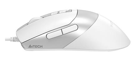 Мышь проводная A4Tech Fstyler FM50S Plus, 7 кнопок, 4000 dpi, белая