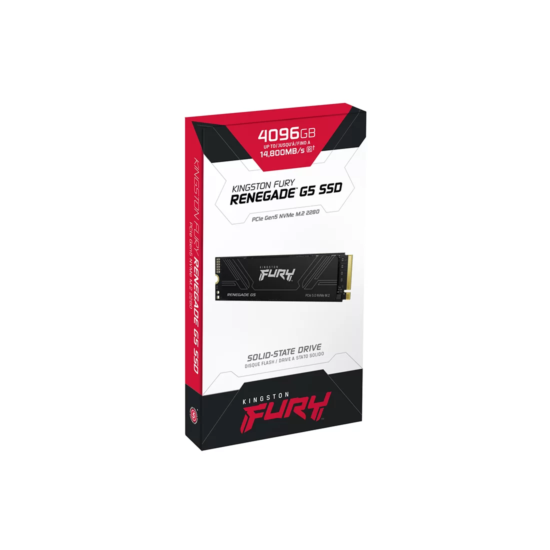 Твердотельный накопитель SSD Kingston FURY Renegade G5 SFYR2S/4T0 M.2 NVMe PCIe 5.0x4
