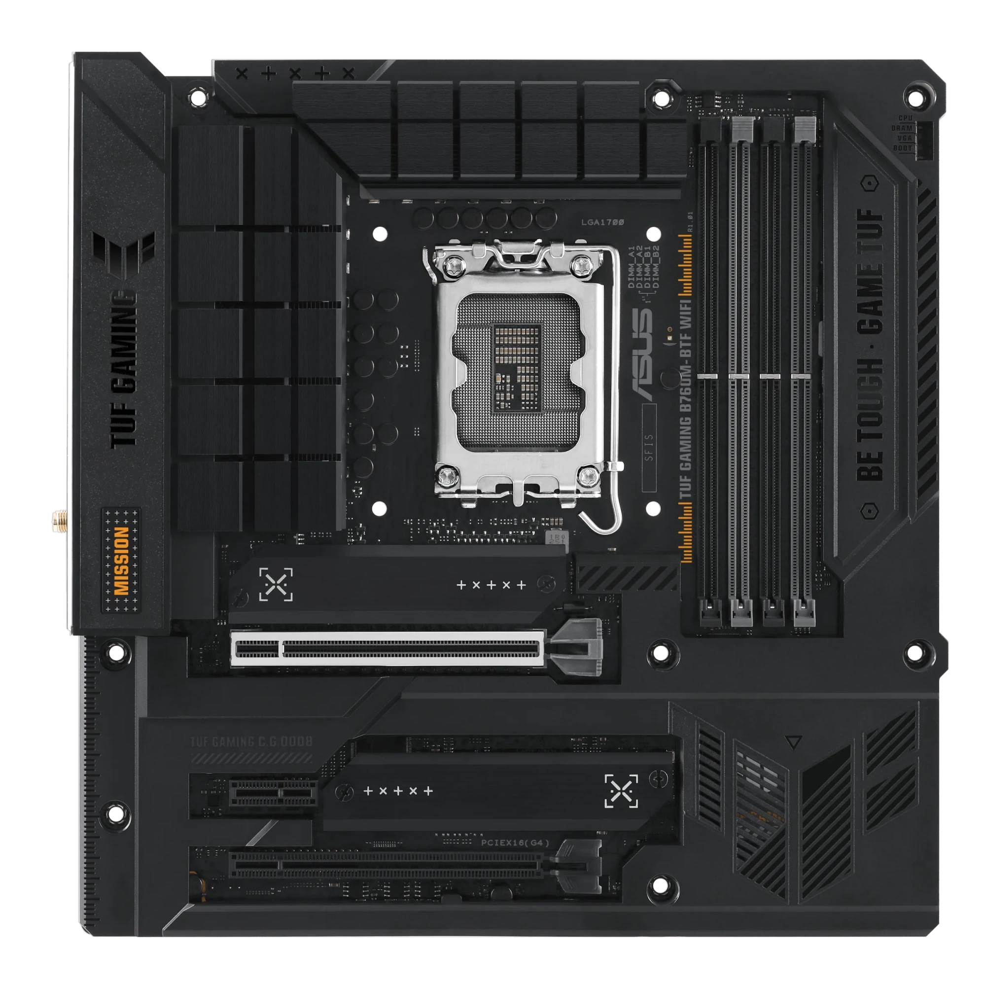 Материнская плата ASUS TUF Gaming B760M-BTF WiFi, LGA1700 – купить недорого с доставкой по Алматы и Казахстану