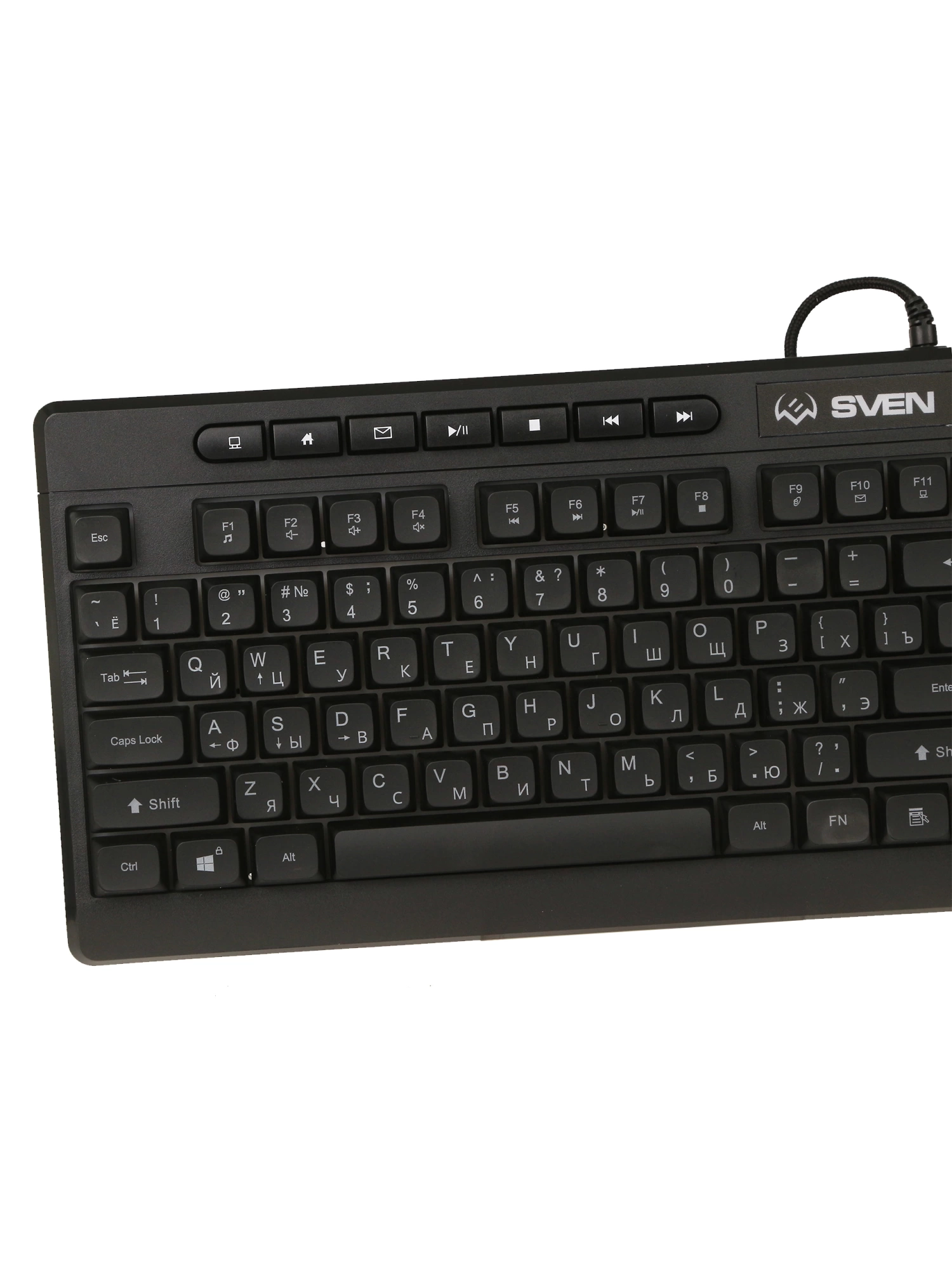 Клавиатура игровая мембранная проводная SVEN KB-G8200, чёрная – купить недорого с доставкой по Алматы и Казахстану
