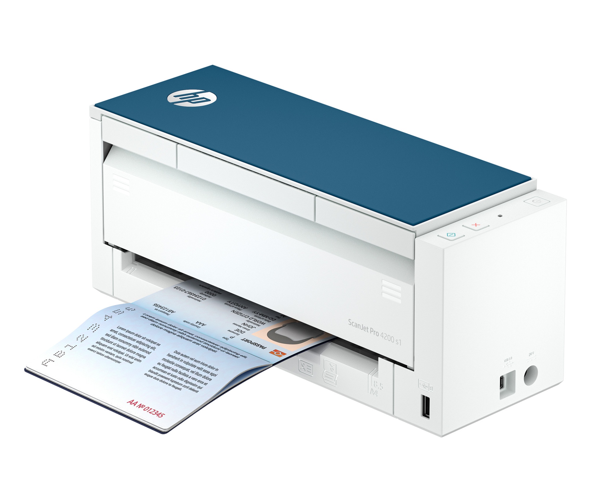 Сканер HP ScanJet Pro 4200 s1, протяжный, A4, 40 стр/мин (8Q4W2A) сканер