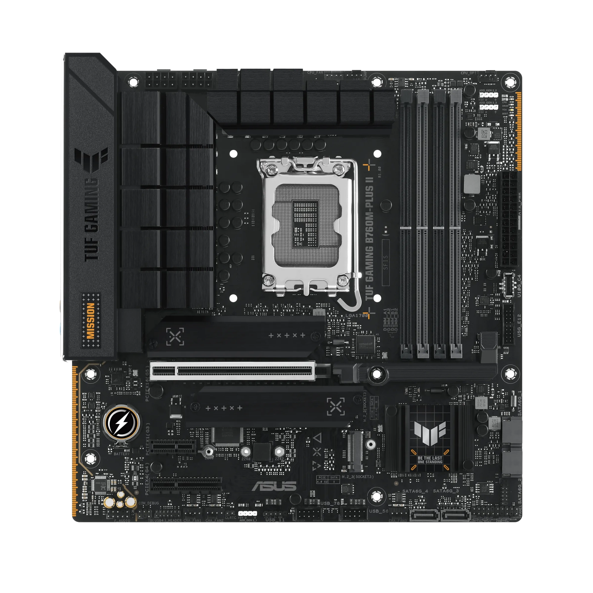 Материнская плата ASUS TUF GAMING B760M-PLUS II LGA1700 B760 DDR5 Micro ATX