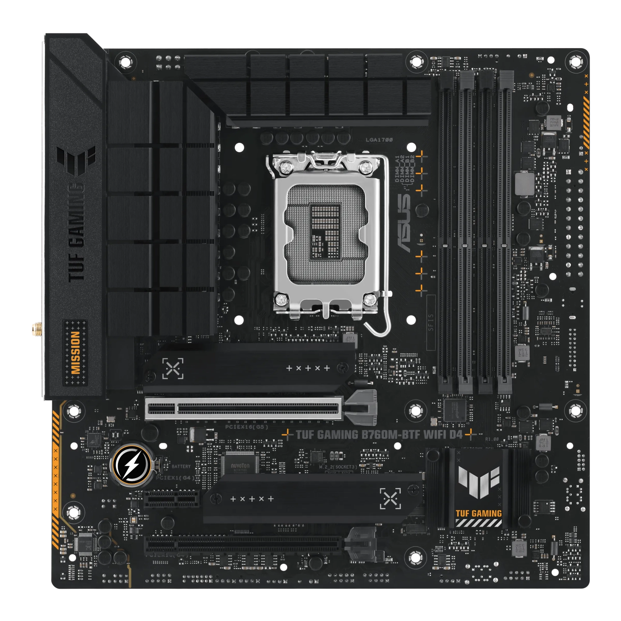 Материнская плата ASUS TUF Gaming B760M-BTF WiFi D4, LGA1700 – купить недорого с доставкой по Алматы и Казахстану