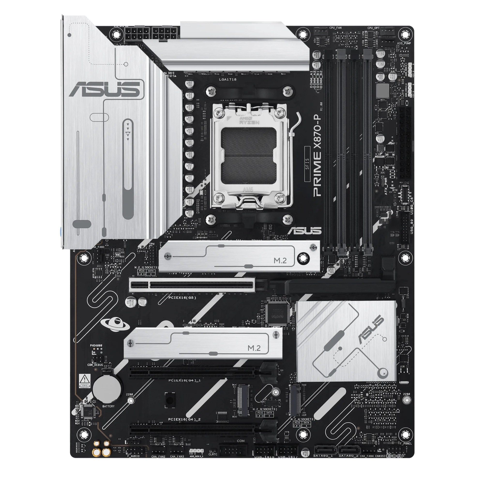 Материнская плата ASUS PRIME X870-P AM5 X870 DDR5 ATX