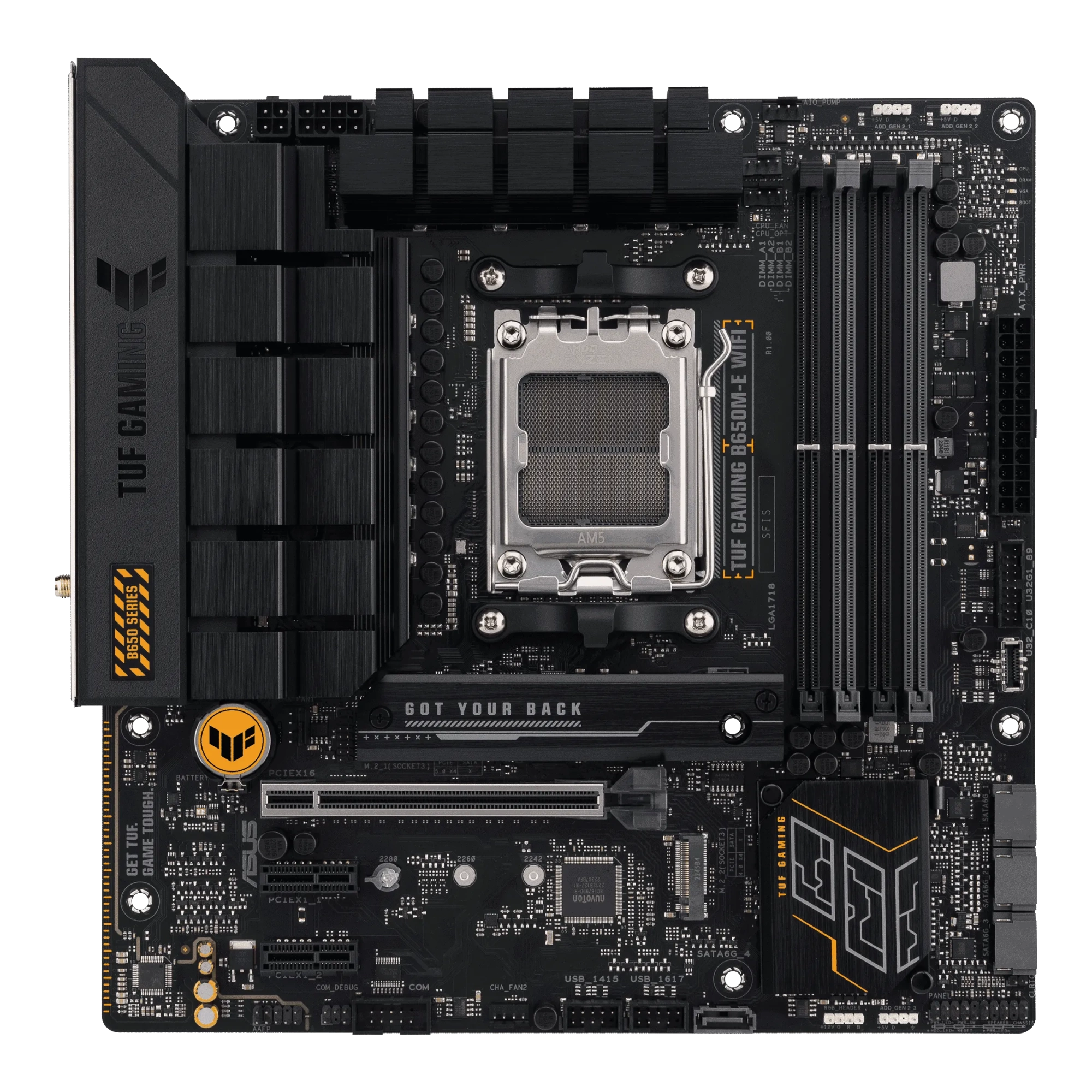 Материнская плата ASUS TUF GAMING B650M-E WIFI AM5 B650 DDR5 Micro ATX