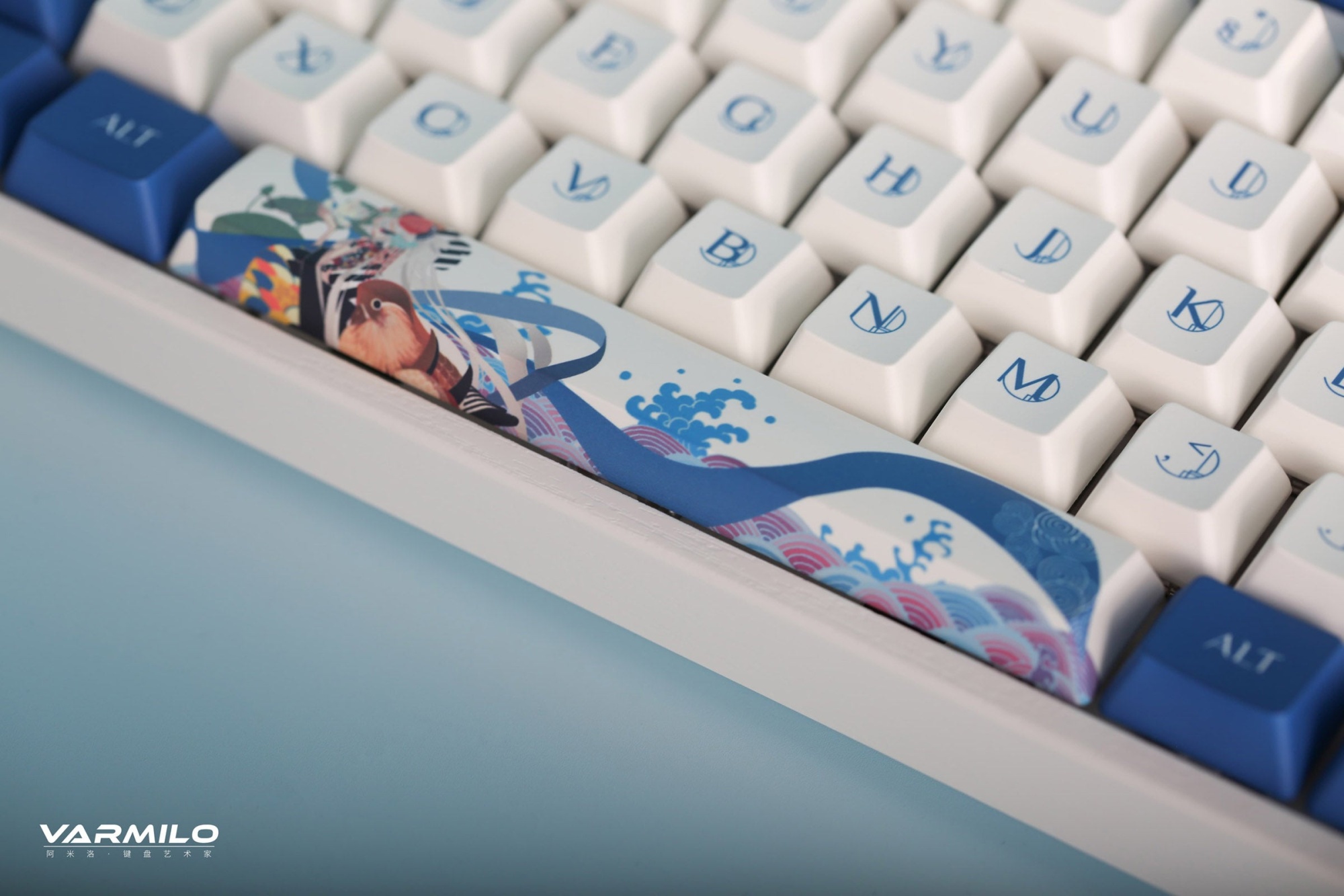 Клавиатура игровая механическая проводная Varmilo Lovebirds Yang (I) VEM108 EC V2 Daisy, 108 клавиш, ANSI, белая (A36A002A8A3A01A003) – купить недорого с доставкой по Алматы и Казахстану