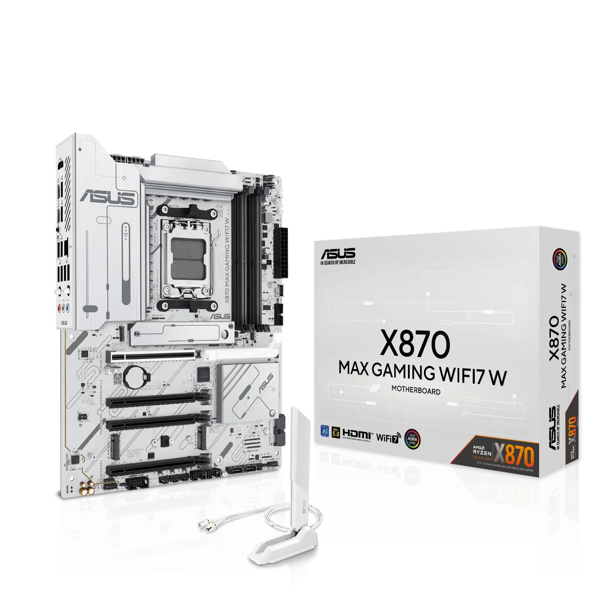 Материнская плата ASUS X870 MAX GAMING WIFI7 W AM5 X870 DDR5 ATX