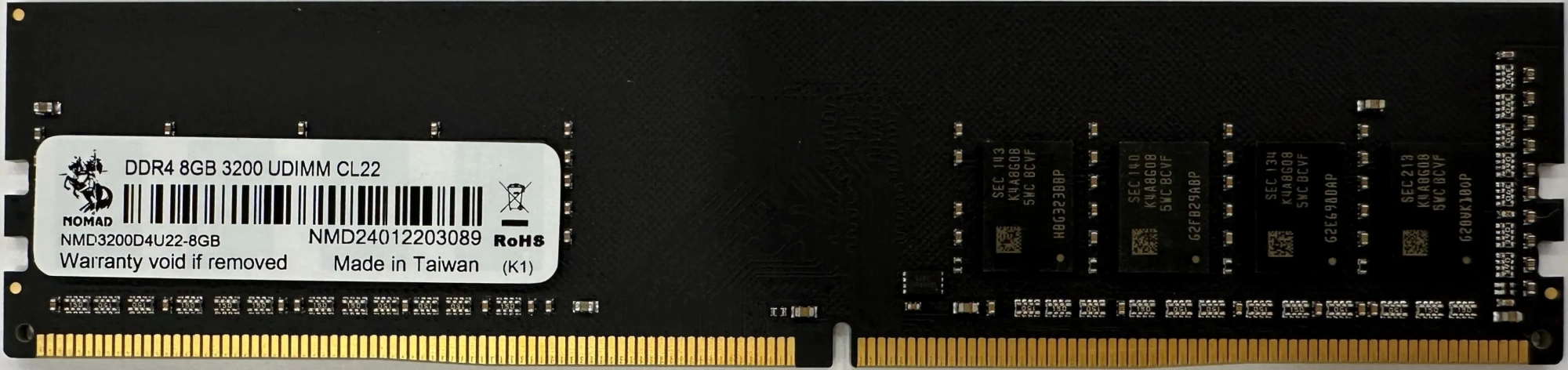 Оперативная память NOMAD 8GB DDR4-3200 DIMM (NMD3200D4U22-8GB) — оперативная память RAM
